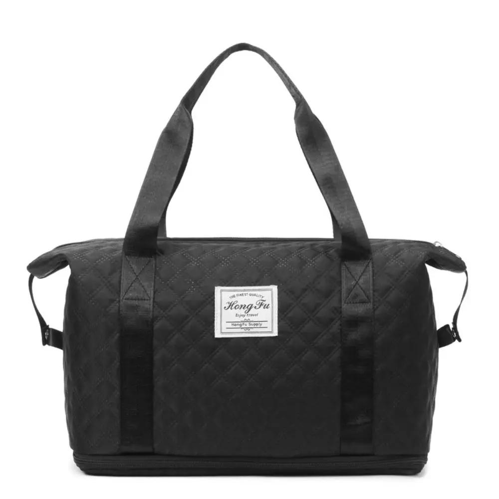 2025 Waterproof Travel Bag Durable Foldable Wet and Dry Separation Shoulder Bags Large Capacity Handbag Suitcase Trolley Case