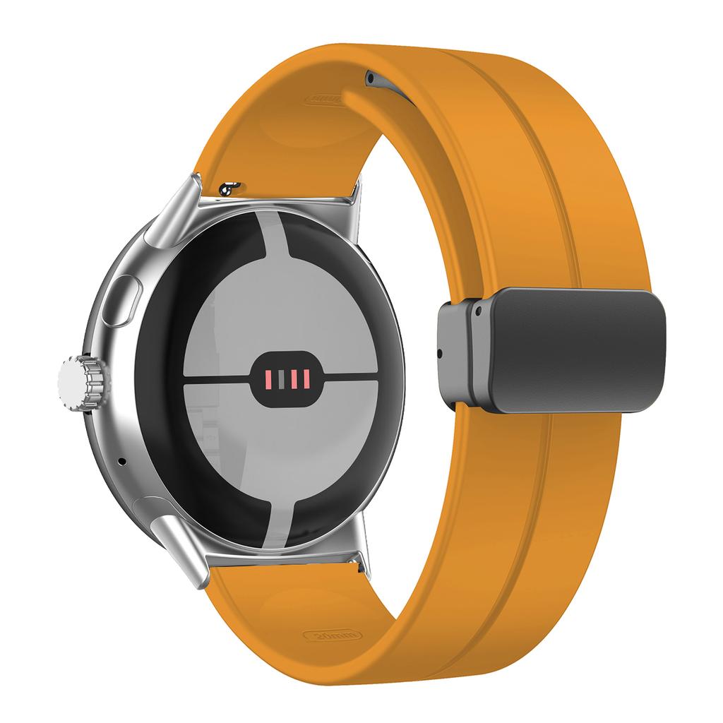 NEW Silicone Strap for Google Pixel Watch 3 45mm Band for Google Pixel Watch 1 2 3 41mm Magnetic Wristband Bracelet Accessories