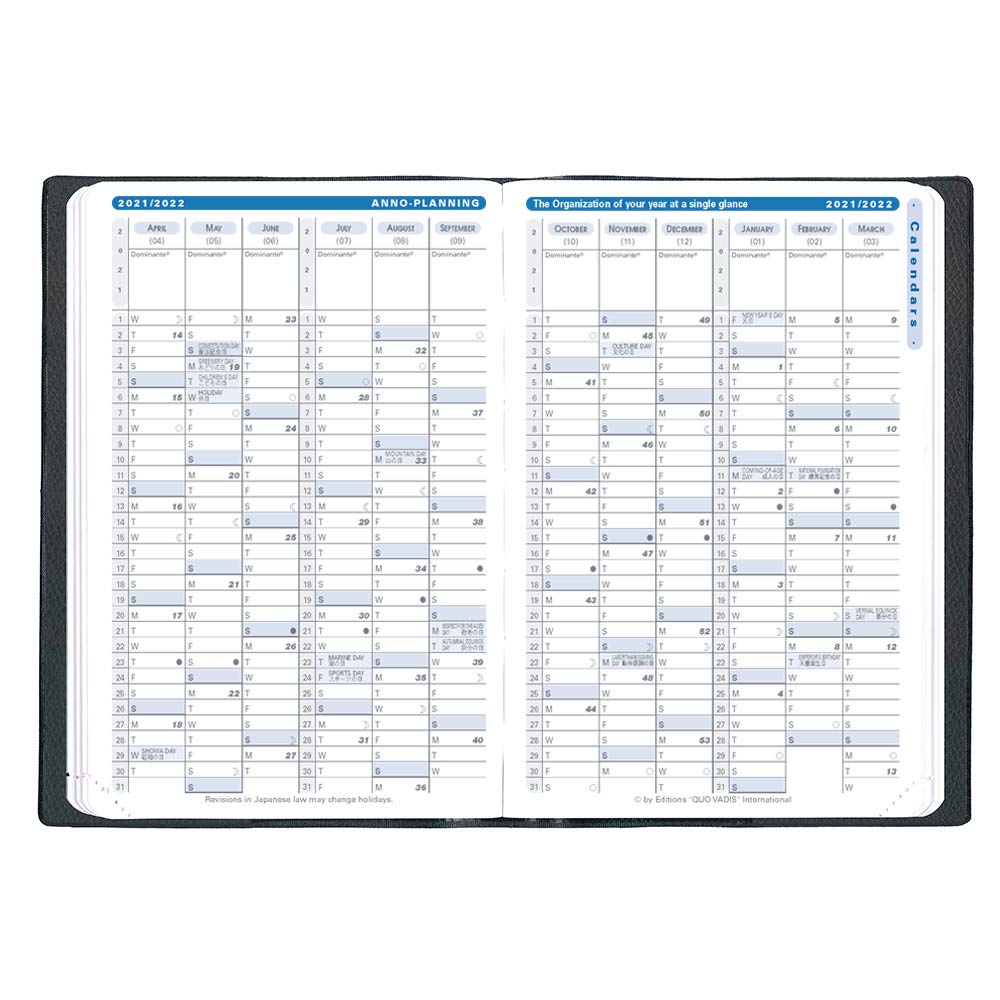 Quo Vadis 2021 Edition April Start Diary Business B Place qv66302bp 4/Club