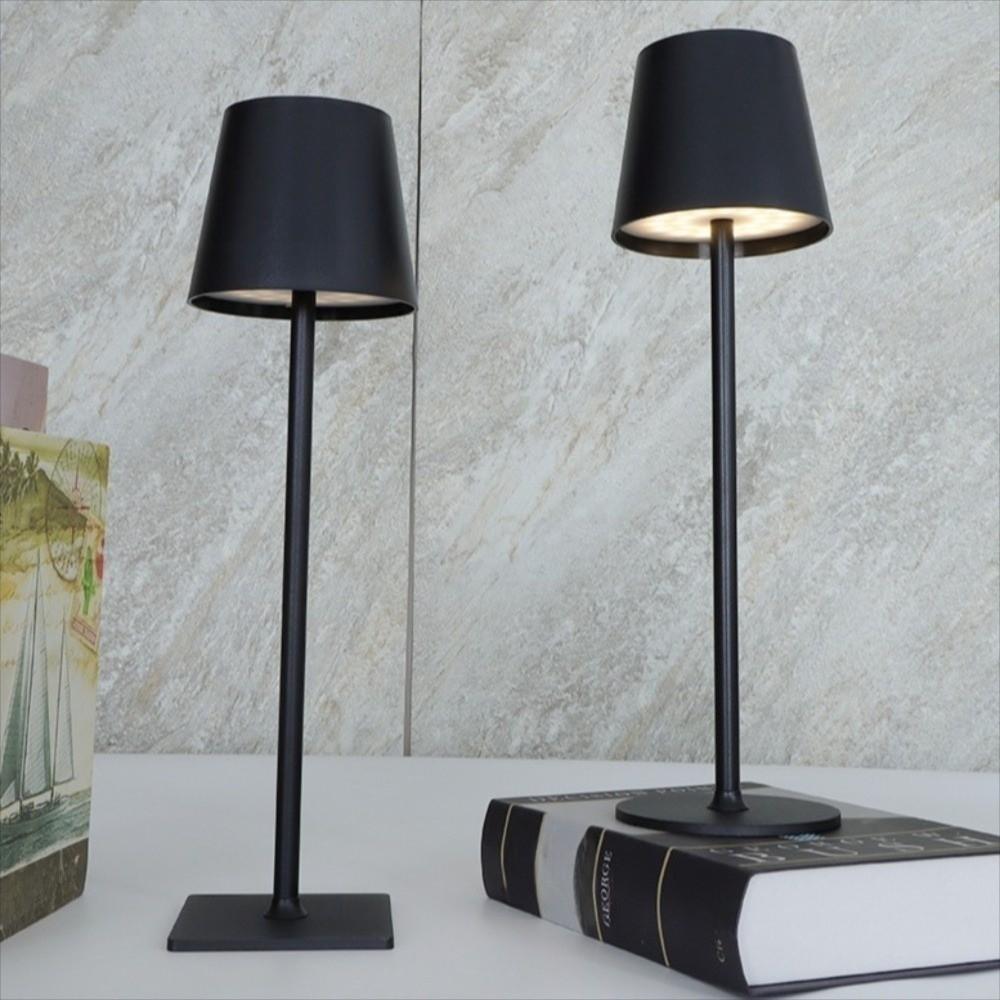 Minimalist Usb Rechargeable Table Lamp Ambiance Wireless Touch Lamps LED Desk Lamp For Hotel