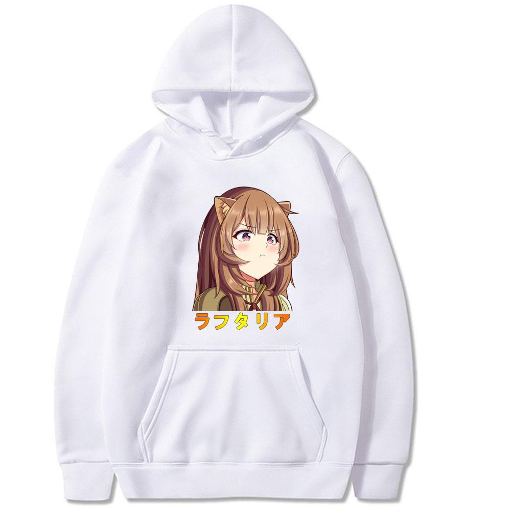 Japanese Animation The Rising of The Shield Hero Hoodies Boys Harajuku Girls Fancy Music Gift Loose Sweatshirt