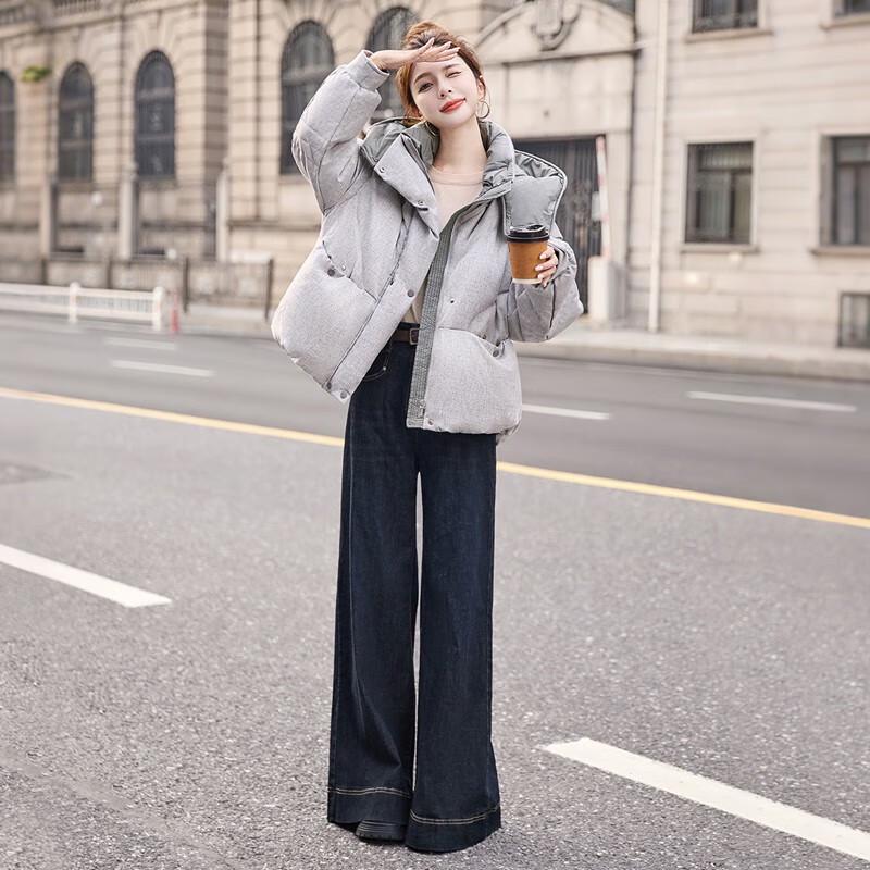 Women's 90% Duck Down Hooded Padded Jacket