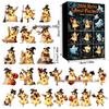 2026 Halloween Witch, Ghost & Goblin Countdown Calendar with Acrylic Pendant Blind Box