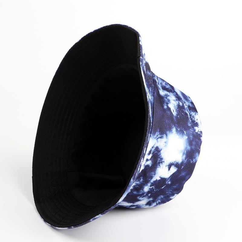 Gorro de pescador con efecto tie dye en color rosa vibrante: gorro de pescador reversible, liviano y protector solar para mujer: regalo perfecto para el Año Nuevo chino y el día de San Valentín