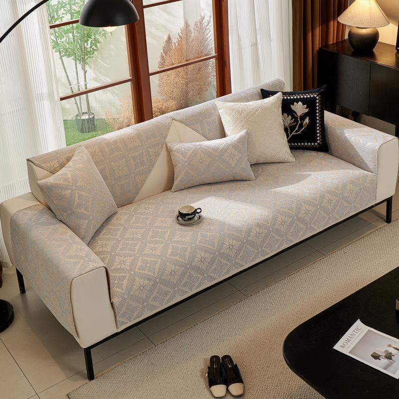 Sofa Cushion Light Luxury High Sense European Simple Sofa Cover  New Four-Season Universal Non-Slip Sofa Cover