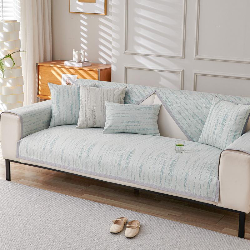 Summer Sofa Cushion Light Luxury Cool Mat New Anti-slip Cushion Summer Sofa Cover Cloth Towel