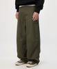 BOUNDARY Tab Wide Cut Chino Pants [Khaki]