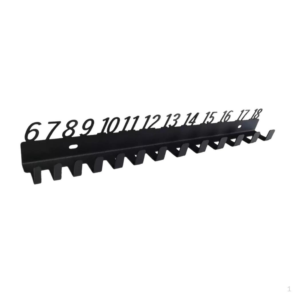 Mounted Wrench Organizer, Tool Storage Rack, Multifunctional, for , Easy Installation,