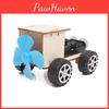 Stem Educational Wind Powered Off-road Vehicle Diy Wooden Model Kit For Children Science Experiment