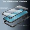 Suitable for iPhone 17 Pro Max 17Air Transparent Full-Edge Strong Anti-Fall Magnetic Wireless Charging Three-Proof Phone Case For iPhone 16 15 14 13