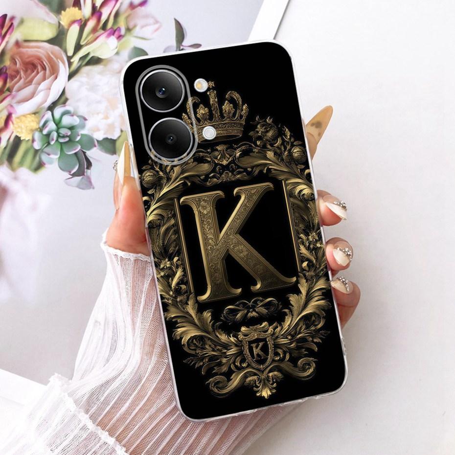 Fashion Crown Letter Case For Xiaomi Redmi Turbo 5 Max Turbo5 Soft Silicone TPU Back Cover For Redmi Turbo 5 5Max Phone Cases