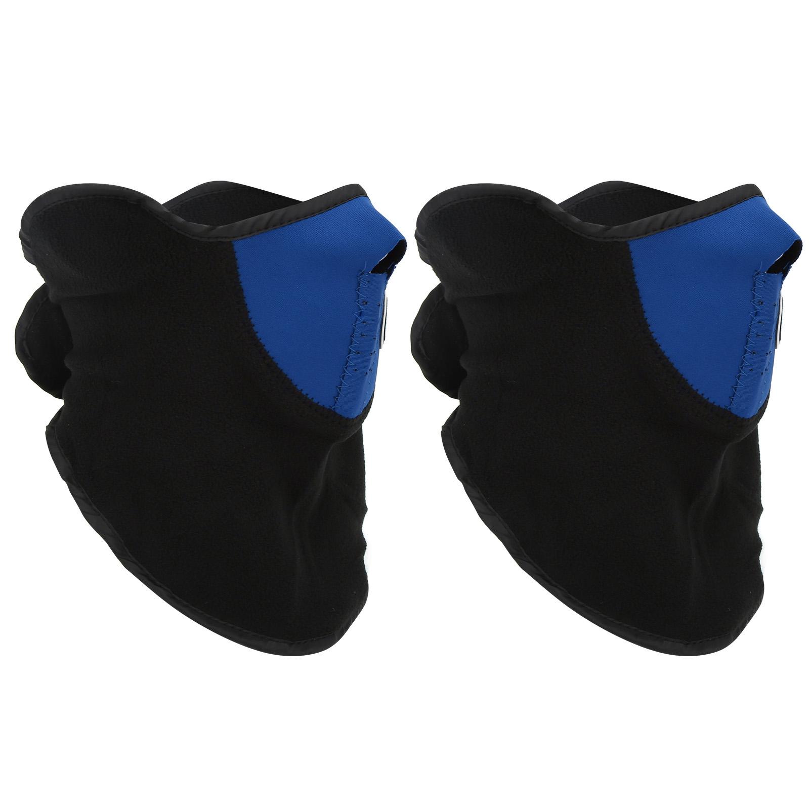 

Half Face Mask Windproof Anti Dust Winter Cycling Mask for Motorcycle Outdoor SkiingBlue