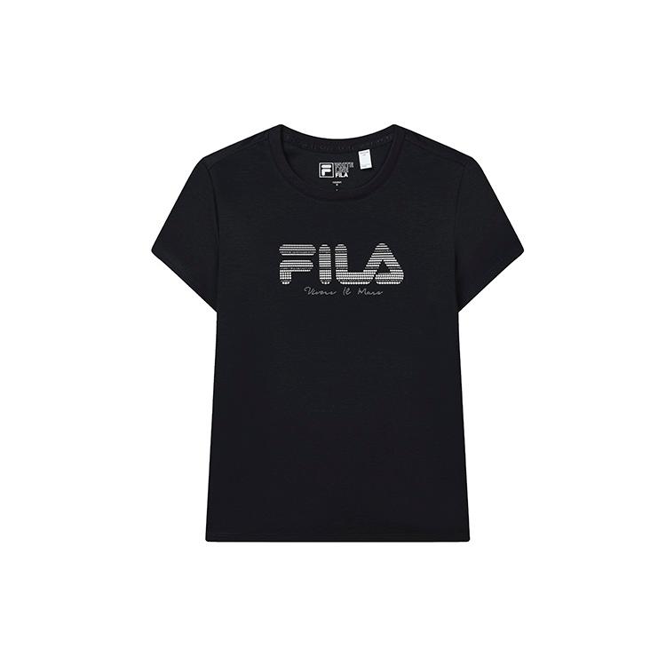 New FILA Regular T Shirt Women's Legend Blue F11W227107FNV