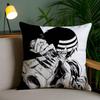 Short Plush Material Pillowcasehot Anime S-Soul Eaters Pillow Case Custom Printed Brushed Fleece Pillow, Baby Skin-Touch, Eco-Fr