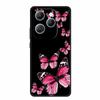 For Infinix Hot 40 Pro Case Hot40 Pro Black Silicone Soft Phone Case For Infinix Hot 40 Pro Back Cover Case 6.78" Cute Cartoon