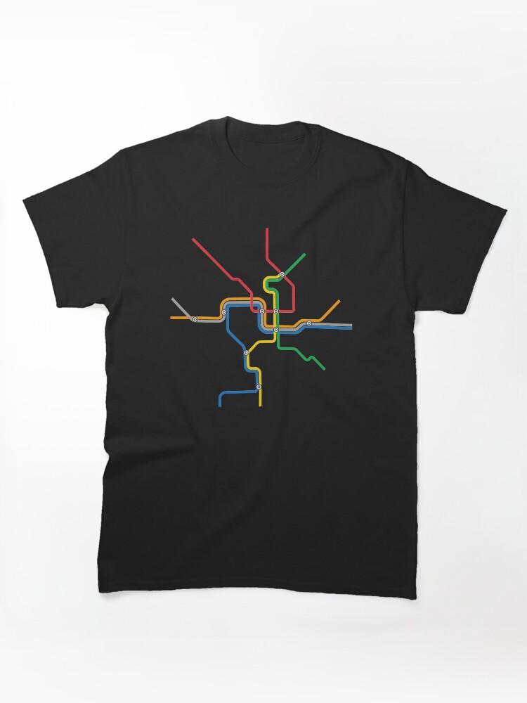 Metro DC Metro Map Classic T-Shirt