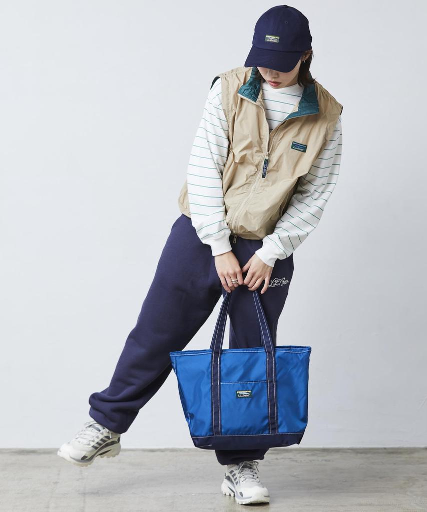 LL Bean Everyday Lightweight Tote 0MTW129000 Bag, Medium, Blue,