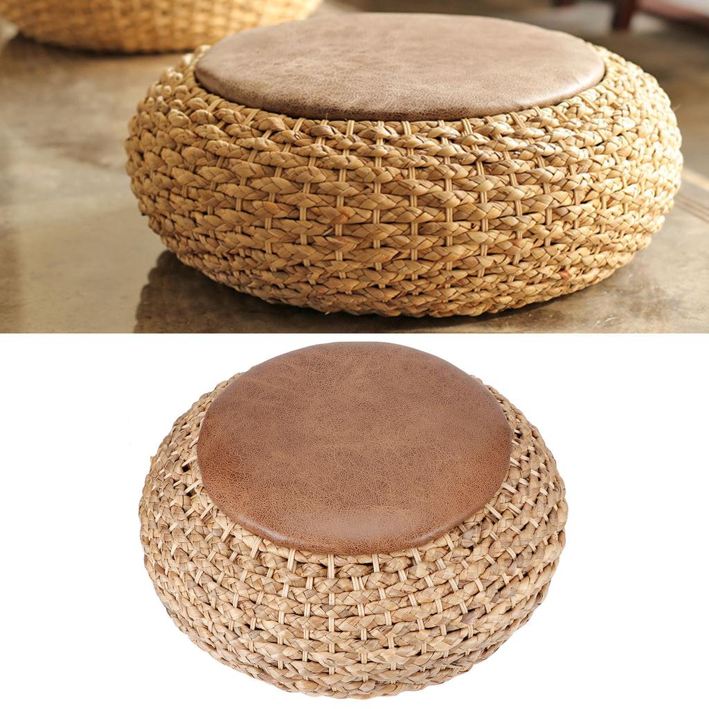 Seats Cushion Bay Window Cushion Round Handmade Straw Weaving Mat Pad Home Improvement Supplies