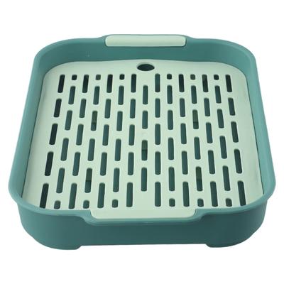 Kaninchen-Katzentoilette Kleintier-Toilettenschale Kaninchen Eck-Toilettenbox Für Frettchen Hamster Drache Katze Meerschweinchen Holländische Zubehör