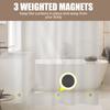 180cm/200cm Clear Shower Curtain Premium PEVA Shower Liner with Rustproof Grommets Magnets Bathroom Waterproof Curtains
