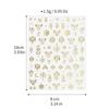 Champagne Gold Star Moon Angel Nail Art Sticker Adhesive Self-Adhesive Solid Color Champagne Gold Light Luxury Nail Art Sticker