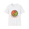 Unisex Softstyle T-Shirt Minimalist Sushi Avocado Yin Yang Japanese Graphic
