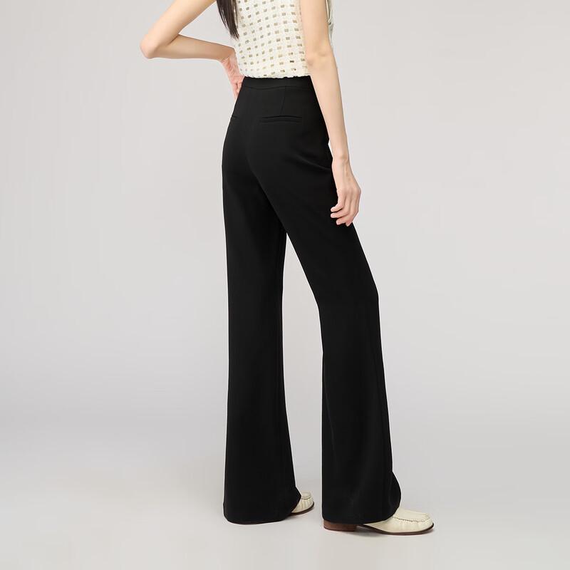 YERAD Women's Slim-Fit Acetate Flared Trousers