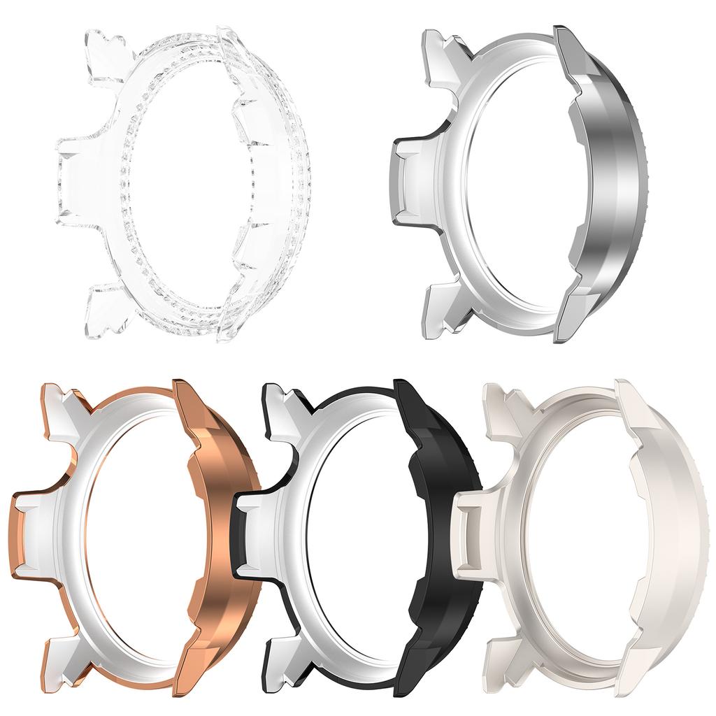 For Coros Pace 3 Watch Case Rhinestone Decor Hollow Electroplating PC Watch Cover