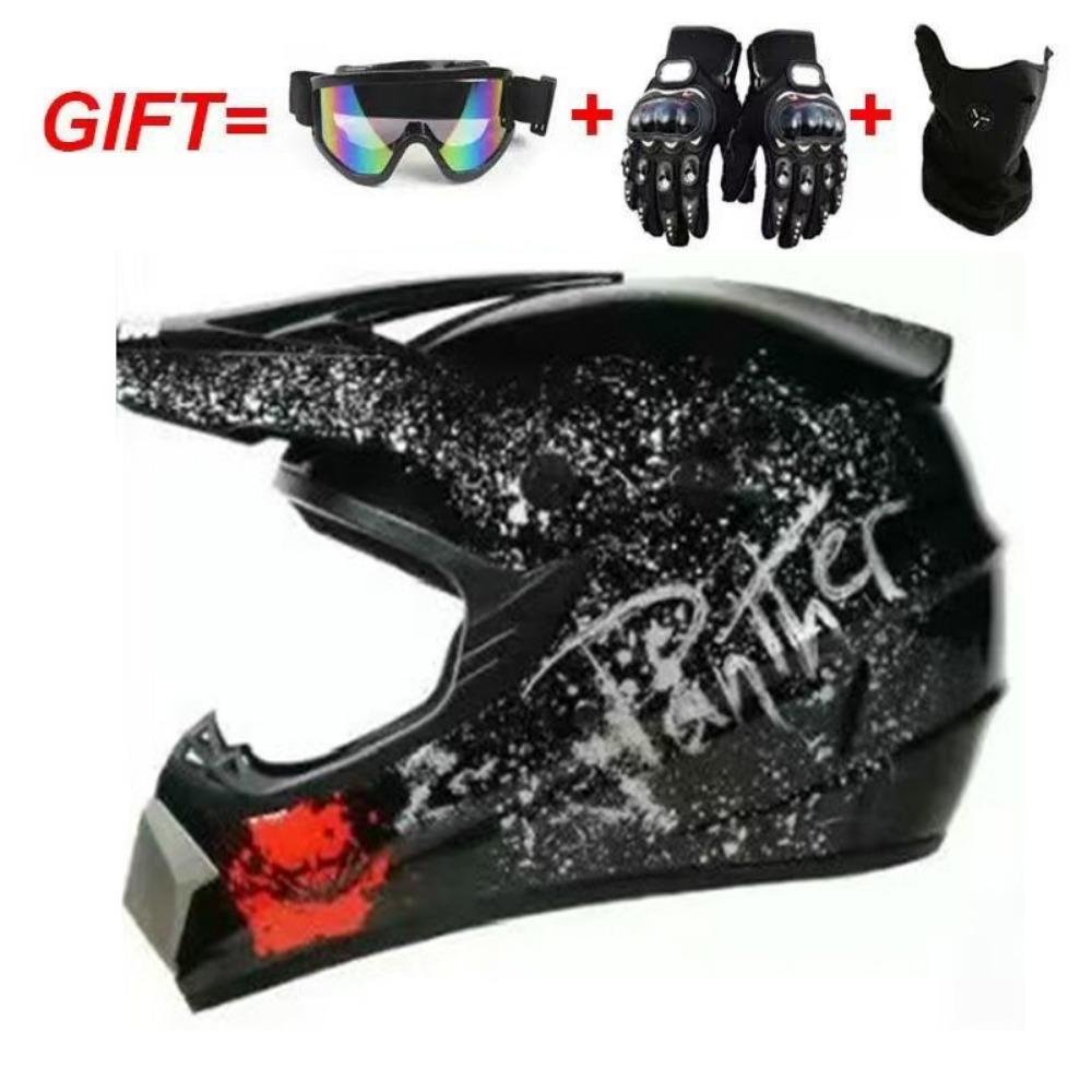 Cool Helmet Junior Motorcycle Helmet Mountain Bike ATV Off-Road Vehicle Helmet