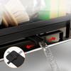 Black/Silver Soap Sponge Holder Self-Draining Dishcloth Towel Rack Sink Drain Rack  for Home