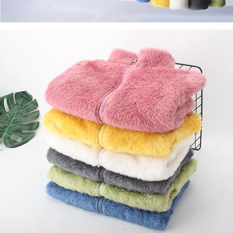 Doppelseitiger Arctic Fleece-Mantel für Kinder von 1–7 Jahren – Warmes Fell für Jungen und Mädchen