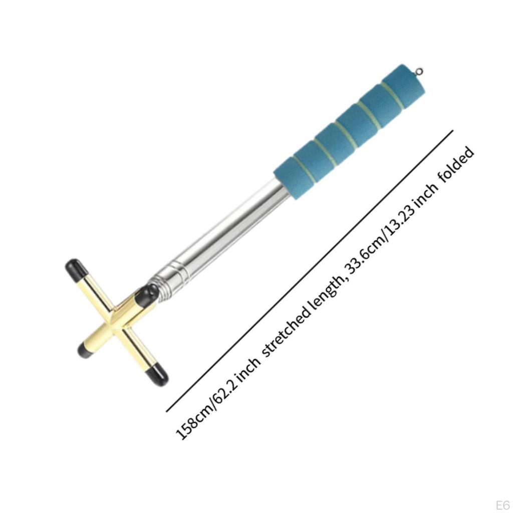 Telescopic Pool Cue Adjustable Support Snooker Holder Billiards Bridge Stick for Training