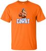 John Elway Denver Broncos Pic Long Short Sleeve T-Shirt