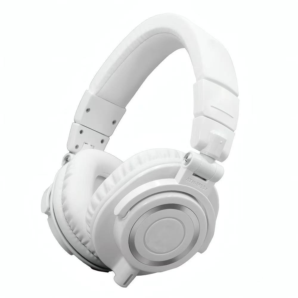 Audio-Technica ATH-M50x Fones de Ouvido Monitor de Estúdio Profissional Fones de Ouvido HIFI Profissionais Totalmente Fechados Fones de Ouvido para Música e Jogos