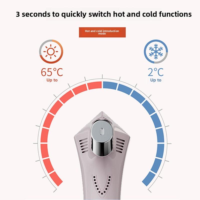 New Handheld Hot and Cold Beauty Instrument Household Complexion Lifting Firming Nasolabial Folds EffectiveResults