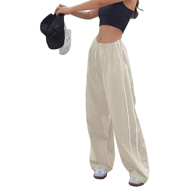 

GMXIA Персонализированные повседневные брюки с эластичной резинкой на талии разноцветные длинные брюки XXL слоновая кость