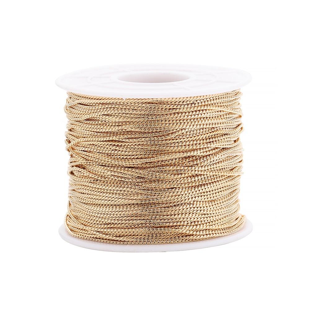5M/Lot 1MM Rhodium Color Necklace Chains Red Copper Snake Chain Handmade For DIY Jewelry Making Findings Materials Supplies