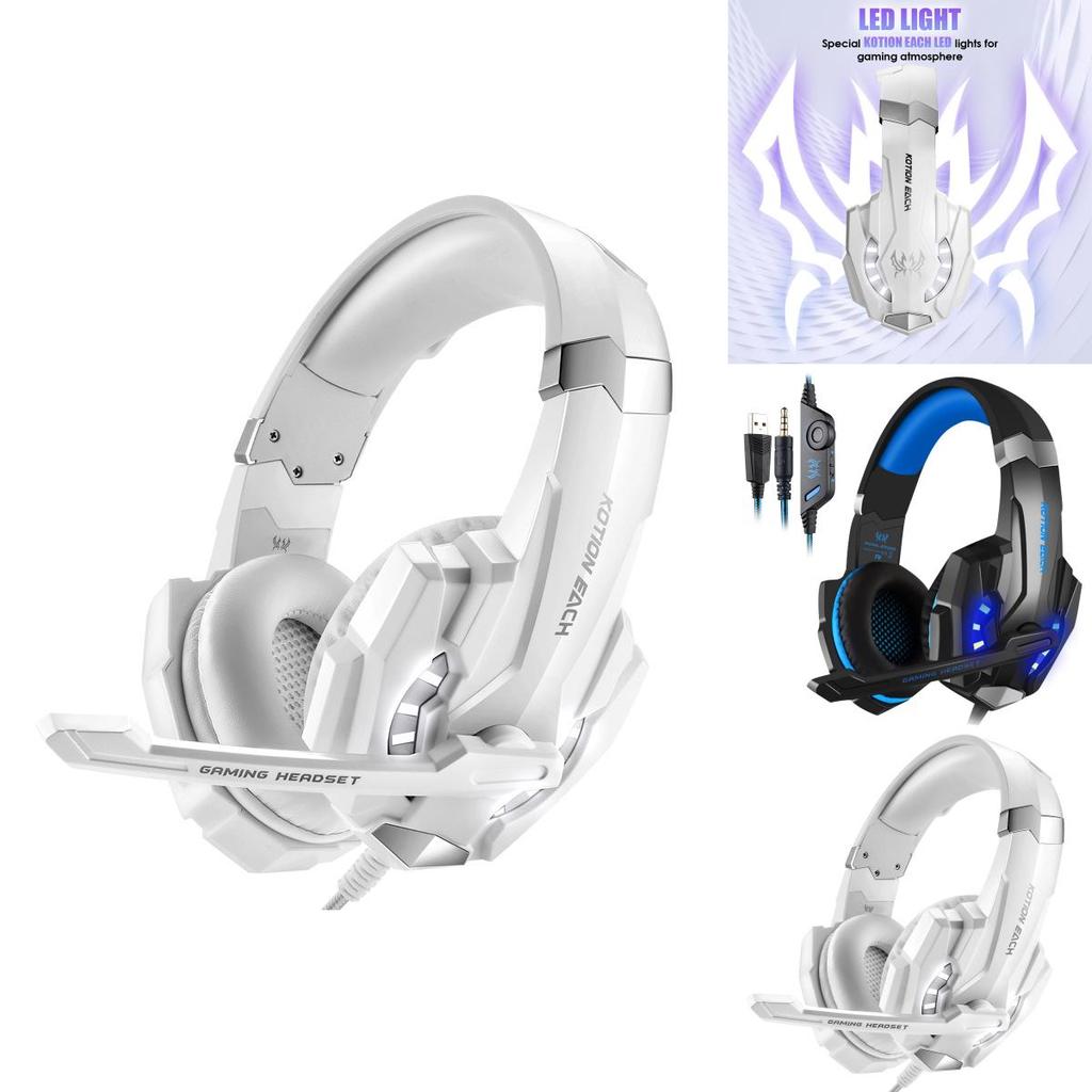 Kotion Each G9000 Cuffie da Gioco Microfono ad Alte Prestazioni con Cancellazione del Rumore Vestibilità Comoda Per Lunghe Sessioni di Gioco