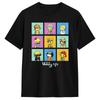 Ανδρικά T-Shirts wobbly life Βαμβακερά Τοπ Vintage Κοντομάνικα Στρογγυλή Λαιμόκοψη T-Shirt Καλοκαιρινά T-Shirts