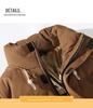 Men's Graphene Heated Cotton Coat – Windproof, Warm, Cold-Resistant Jacket for Autumn and Winter