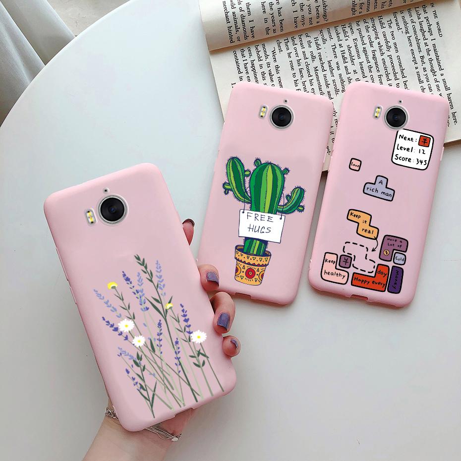 Phone Case for Huawei Y5 2017 Y6 2017 Case Mya-l22 Cases Soft Silicone for Huawei Y5 2017 Y6 2017 Cute Cartoon Back Cover fundas