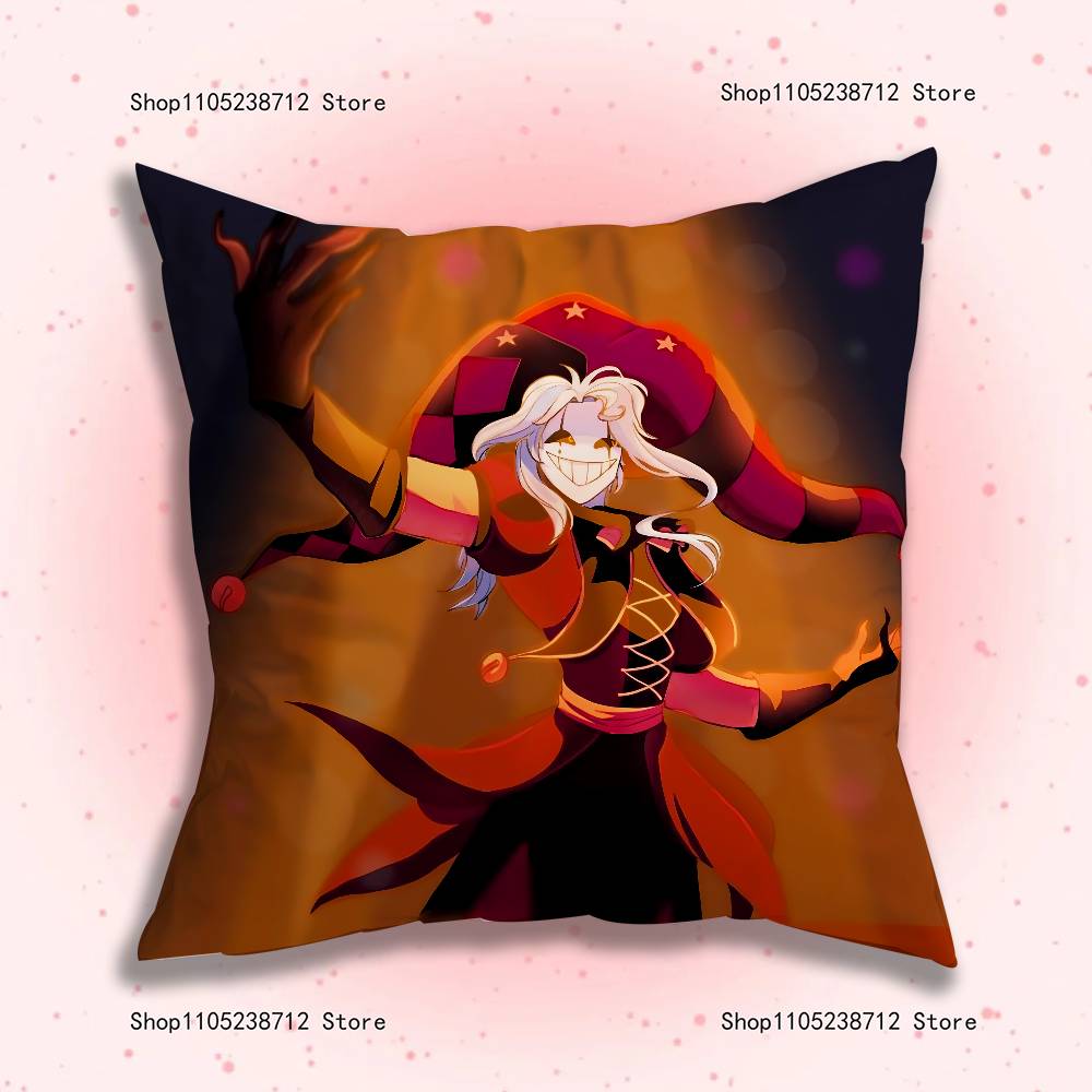F-Freak P-Pierrots Circus Pillowcase Pillowslip Cushion Plush Boy Girls Cartoon Anime Kawaii Decoration Kids Birthday Cute Gifts
