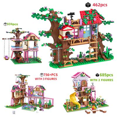 DIY MOC Creative Building Blocks 3D Forest Animal Villa Architecture Model Street View Home Decor Perfect Holiday Gift