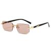 New rimless fashion sunglasses trendy trimmed sunglasses personalized sunglasses men and women versatile