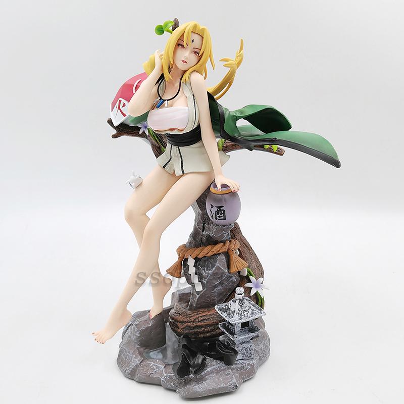 32cm NARUTO Shippuden Figure Tsunade Animation Girl POLYVINYL CHLORIDE Action Figure Plaything Premium Quality GK Game Statue Adult Collector