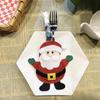 Christmas Tablecloth Merry Christmas Decorations For Home 2024 Xmas Table Cover Navidad Noel Table Cloth Decor New Year 2025