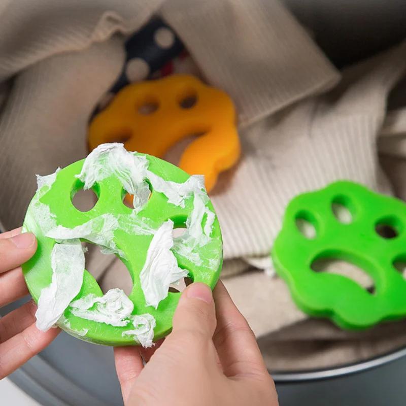 Reusable Silicone Brush  Hair Remover Pad Dog Fur Sticker Catcher Cleaning Washing Machine Pet Accessories Clothes Cleaning Tool