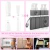 4 in 1 Travel Toiletry Container Portable Leak Proof Dispenser Bottle with Suction Cup for Shampoo Conditioner Body Wash Lotion