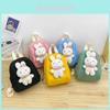 Adorable Korean Style Cartoon Bunny Children's Backpack Cute Lightweight Canvas Bag