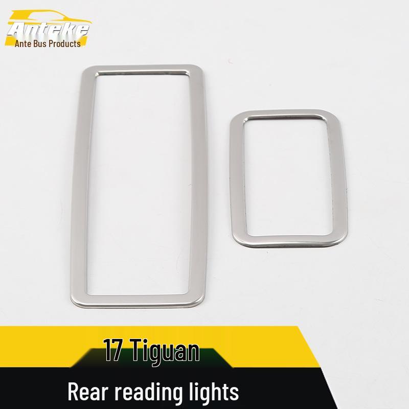 Compatible with 17 Teramont models: Rear Reading Light Deco Frame - Car Roof Lighting Accessory.
